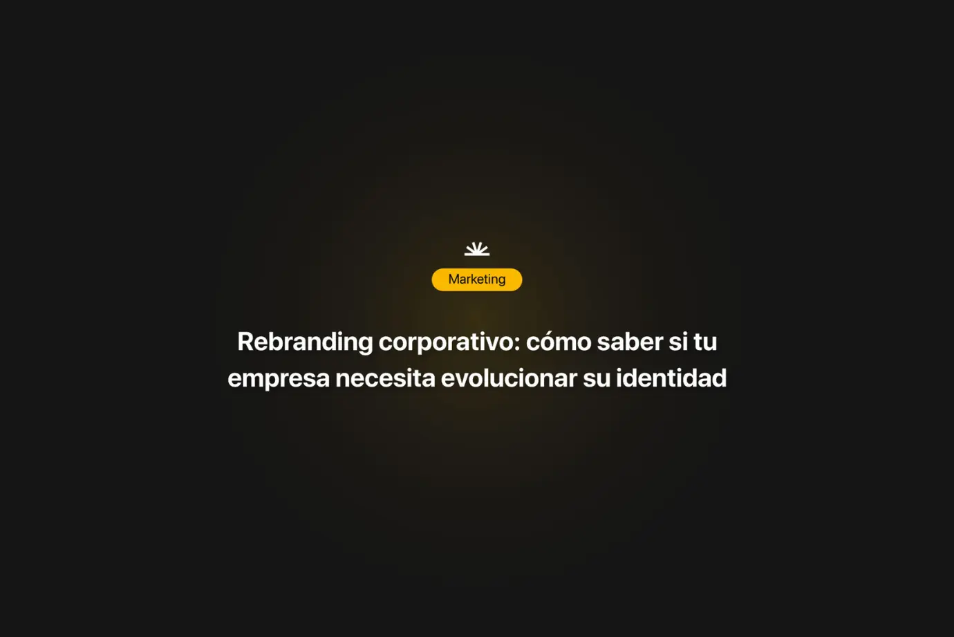Rebranding corporativo